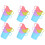 48Pièces Porte- Anti-Brûlure Couleurs Variées 1