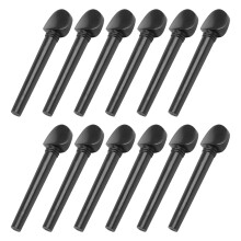 24St Elegante Ebenen Oud Stemknoppen Viool Accessoires Zwart