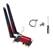 QCNFA765 WiFi6E WiFi-Kaart PCIE Draadloze Adapter 5970M Triple Band 2.4G/5G/6G BT5.2 802.11AX 10DB Antenne voor Win10/Win11