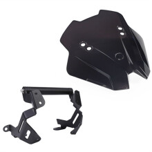 Deflettore del Flusso D'Aria per Parabrezza Moto + Supporto per Navigazione Telefono per  Cb750 Hornet 2023-2024