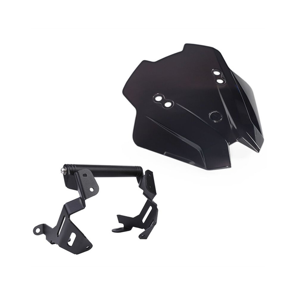 Motorcycle Windshield Airflow Deflector + Phone Navigation Bracket For Cb750 Hornet 2023-2024 4712875097134
