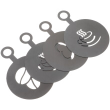 20Pcs Art Stencils for Coffee Cappuccino Design
