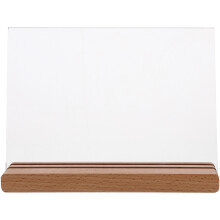 3Stk Elegantes Transparentes Werbe- Preisschild Display Board