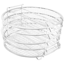 Stand for Foodi Pressure Cooker and Air Fryer, Food Grade Stainless Steel Dehydrator Rack, 1 Pack/Set, 6.5 8 Qt