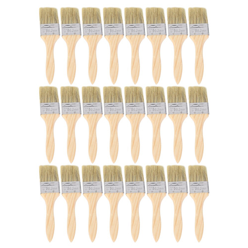 Pacote de 24 PincéIs de 1,5 Polegadas (35Mm) e PincéIs de Pintura para Manchas de Tinta Vernizes Colas e Gesso 1