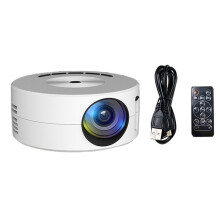Projetor Inteligente YT200 Android LED 1080P HD Projetor, Ideal para Cinema em Casa e Entretenimento Ao Ar Livre, Branco