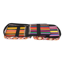 72-Color Pencil Set with Portable Nylon Bag for Drawing, Coloring, Shading