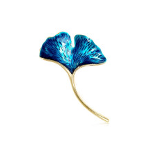 Broches RéTro éLéGantes en Feuille de Ginkgo pour Femmes Broches de Fleur de FêTe de Mariage Pin Fashion Bijouterie A