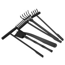 36Pièces Mini Râteaux De Sable Zen Outils DIY Plastique Noir