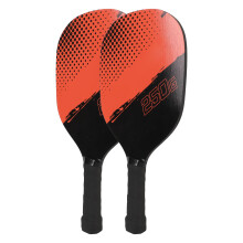 Leichtes Pickleball-Schläger-Set mit 4 Bällen, schweißresistenter Griff, Tragetasche – Rot