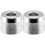 8Pcs Aluminium Alloy Stand for Men Silver Durable Holder 1