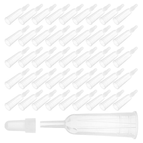 100St Mini Ampule Tips, Plastic Vervangbare Dosering Voor Ampulefles