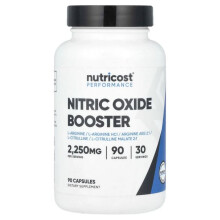 Booster de Oxid de Azot Nutricost, Performance, 90 Capsule