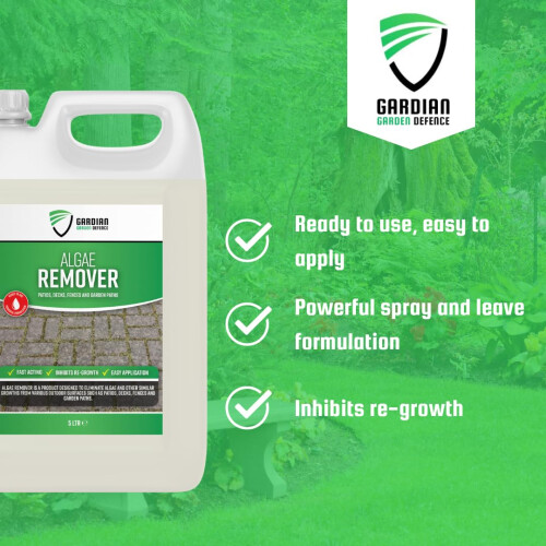 Gardian Defence Algae Remover - 5 L Fast Acting and Safe Algae and Lichen Remove 1