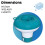 Bestway Bestway | Floating Pool Chemical Dispenser 6