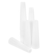 50Stk Weiße Nähgarnkegel PVC Robust Für Fadenwickel- Und Nähbedarf
