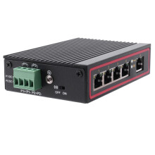 5-Port RJ45 10/100M Ethernet Desktop Hubs Network Laptop DIN Rail Type