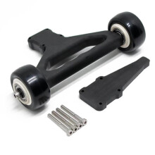 Double Wheelie Bar för 1/5 ARRMA KRATON 8S OUTCAST 8S Truck RC Car Update Delar TillbehöR,Svart