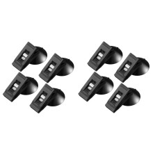 Suction Cup Clip Round Suction Cup Clamp Metal Holder Reusable Strong Window Car Card Suction Cup Holder Office Business