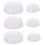 Pacote de 6 Coberturas para Microondas, Coberturas Plásticas para Microondas, Coberturas para Placas de Microondas para Alimentos com Válvula, 2 1