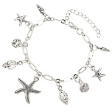 4Pièces Bracelets De Femme Argentés En Boho Plage Été