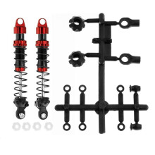 RC-Auto-Upgrade-Stoßdämpfer-Kit 80 mm für TRX4 SCX10 W189 RC-Auto-Upgrade-Teile, Rot