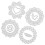 20Pièces Matrices De Découpe Argentées Pour Scrapbooking Cartes 1