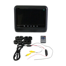 Reproductor Multimedia para Respaldo Coche,Pantalla de Almohada para Reposacabezas Coche, Pantalla para Reposacabezas,Monitor de Pantalla LCD para