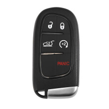 Car Key Fob Keyless Entry Remote GQ4-54T 433MHz ID4A Chip for  Cherokee 2014-2020 5 Buttons 68141580AA 68141580AB