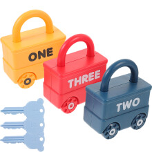 15Pièces Jouets Motricité Fine Clés Et Serrures Enfants Couleurs Vives