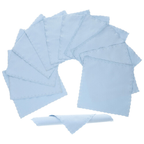 100Pièces Chiffons Microfibres Réutilisables Ciel Pour Lunettes