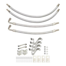 Dually Valve Stem Extenders Kit for 16 Inch to 19-1/2 Inch Dual Wheel Tire Valve Extension for Most Cars