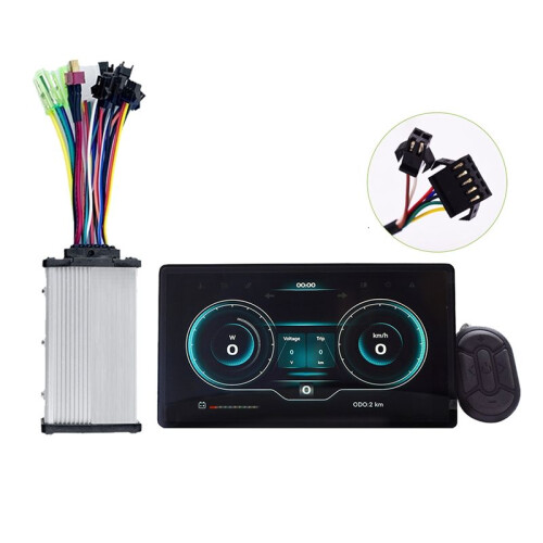 H8 Elektrofahrrad LCD-Display + Controller Bildschirmprojektion Navigation Digitale Stoppuhr Tachometer Ebike Meter B