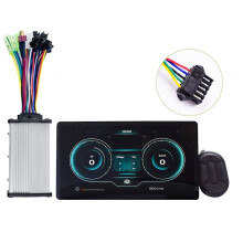 H8 Vélo Électrique Écran LCD + Contrôleur Écran Projection Navigation Chronomètre Numérique Compteur de Vitesse Compteur Ebike C