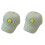 2Stk Kinder Baseball Cap Hellgrün Uv Design Outdoor Hut 2