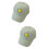2Stk Kinder Baseball Cap Hellgrün Uv Design Outdoor Hut 7