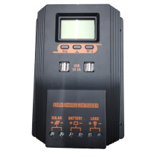 Controlador de Carregador Solar MPPT / PWM 100A Regulador de Painel Solar Tela LCD Vários Modos de Controle de Carga