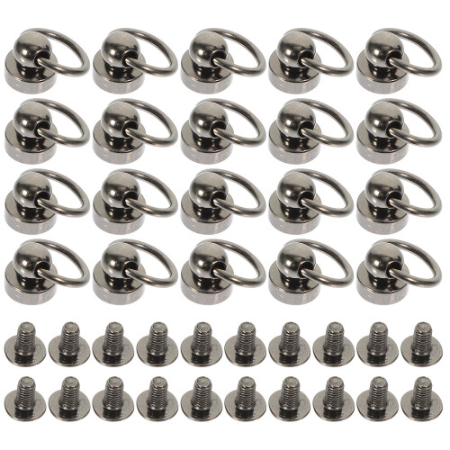 60Ensembles Rivets Métal , Vis Renforcées Pour Artisanat Cuir