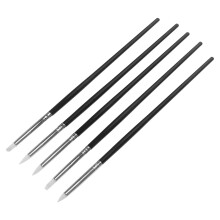75Stk Maniküre Pen Silikon Spitze Schwarzer Nail Art Zeichner