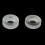 2PCS D8 Glass Double-Concave 20 Times  Expander Lens, Diode Lamp Holder Diffuser Lens 7
