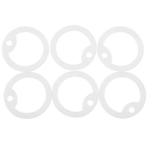12Pièces Protège Médaille Silicone Réduit Bruit