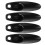 12Pièces Clips Guides Câble Alu Noir Pour Installation Rapide 1