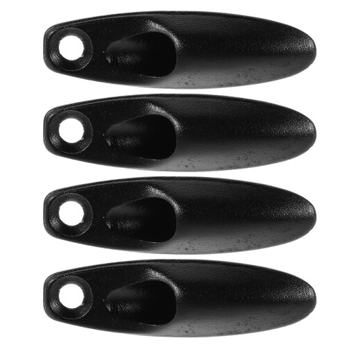 12Pièces Clips Guides Câble Alu Noir Pour Installation Rapide