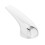 3Pièces Poignées Robinet Douche Ergonomiques Argent Antifuite 1