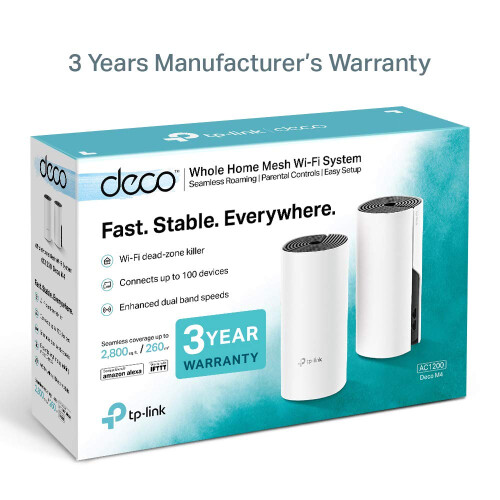 TP-LINK TP-Link Deco M4(2-pack) AC1200Mbps Whole Home Mesh WiFi System, Seamle 2