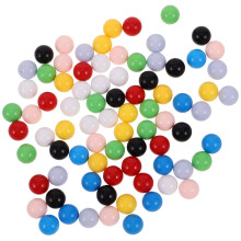 240Pcs Kids Counting Balls Assorted Color Plastic Marbles for Games