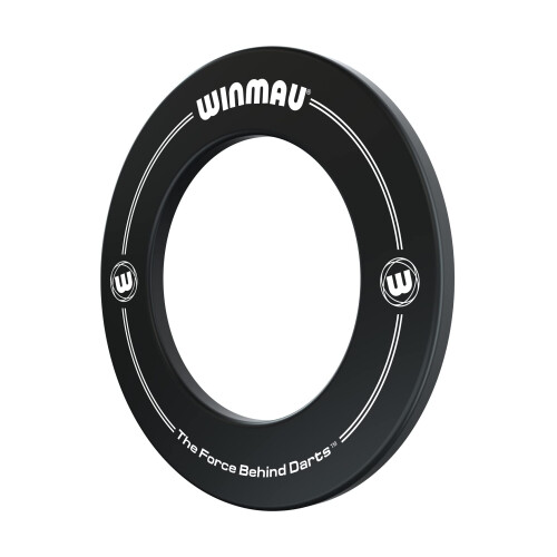 winmau WINMAU Printed Black Dartboard Surround, one size 2