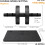 Amonax Convertible Ab Wheel Roller Large Knee Mat Core Abs Rollout Set 4