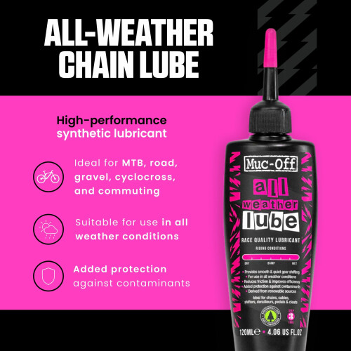 Muc-Off All-Weather Chain Lube, 120ml 2