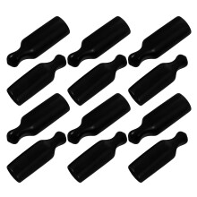 80Pcs Black Plastic Beer Faucet Caps Easy-Fit Reusable Tap Covers
